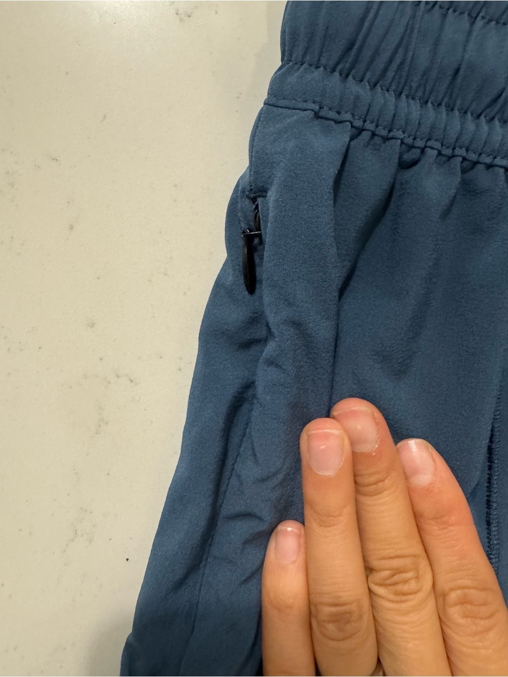 Alphalete Running Shorts Small Blue Athletic Gym Training Activewear - Picture 6 of 8
